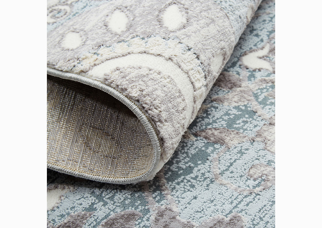 Home Dynamix Christian Siriano Brooksville Lambeth Transitional Area Rug 7'9"x10'2" Textured Blue/Blue/Gray,Home Dynamix